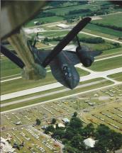 SR-71 refueling from KC-135 low level airshow pass